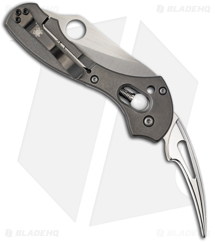 Spyderco Tusk Mariner Folding Knife w/ Marlinspike (2.38" Plain) C06TIP