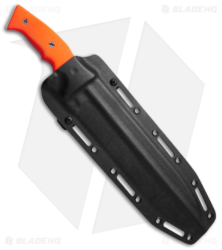 Survive! Knives GSO10 Fixed Blade Knife Orange G10 (10" CPM3V) Blade HQ