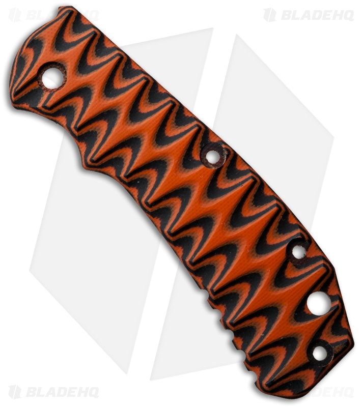 Zero Tolerance 0550/0551 Orange/Black G10 Replacement Scale The