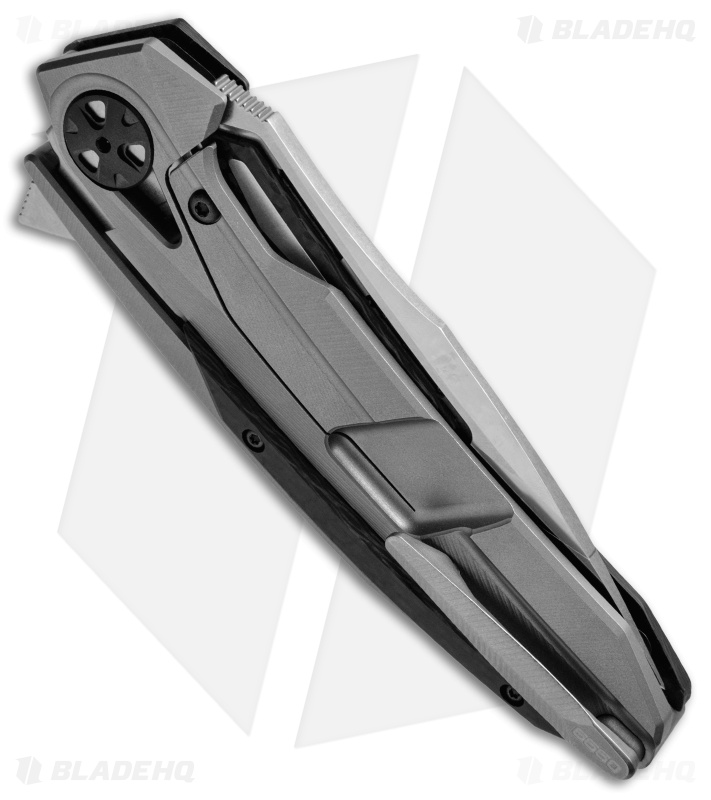 Zero Tolerance 0999 Factory Custom Knife Titanium/Carbon Fiber (4