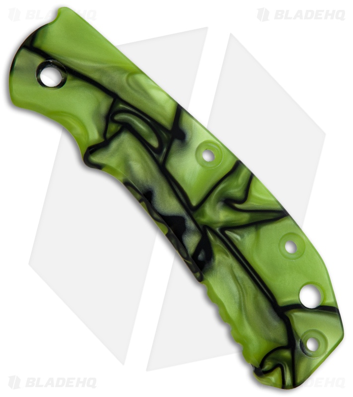 Zero Tolerance 0550/0551 Toxic Green & Black Kirinite Scale by BellaBlades Blade HQ