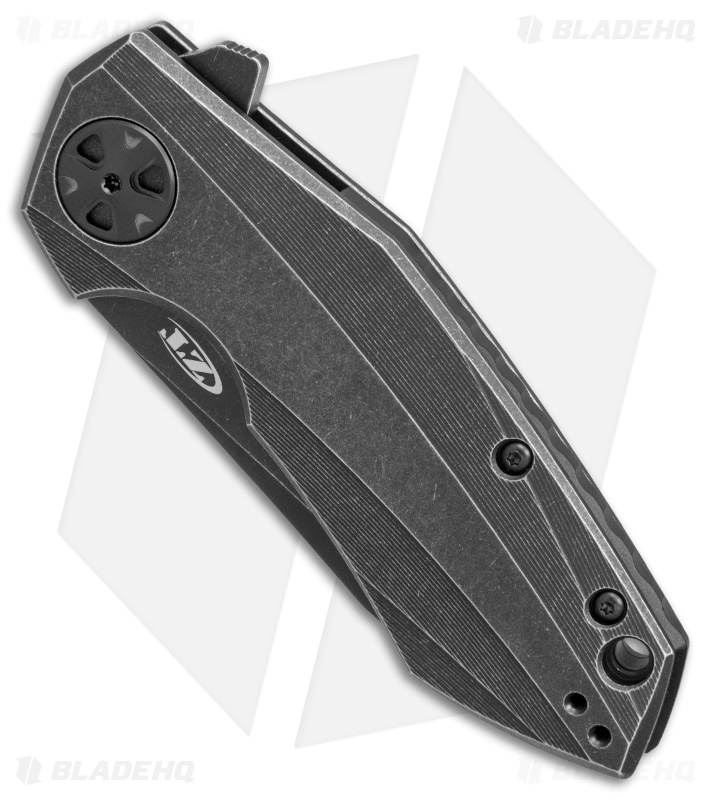 Zero Tolerance 0456BW Flipper Knife Titanium (3.25" Blackwash) ZT