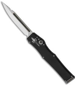 Microtech Custom Halo V Knife OTF Lightning Strike Carbon Fiber (4.6" Polished)