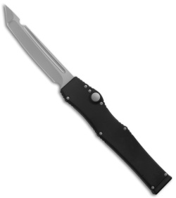 Microtech Marfione Custom Halo V Tanto OTF Automatic Knife (4.6" Vapor Blast)
