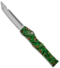 Microtech Marfione Custom Splash Halo V Tanto Knife OTF (4.6" Polished)