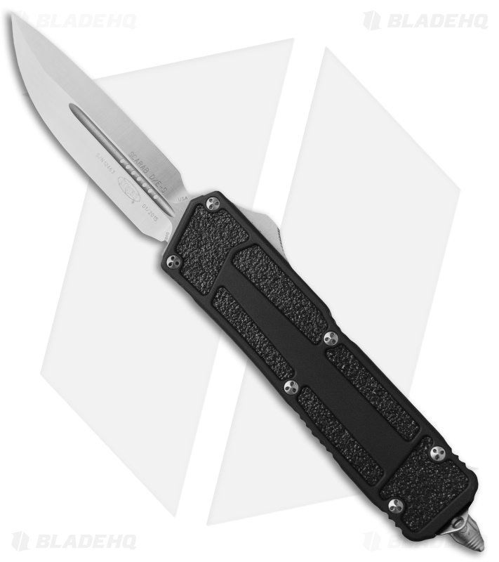 Microtech QD Scarab D/ES OTF Automatic Knife (3.5" Satin) 1804 Blade HQ