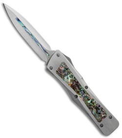 Custom Marfione Stainless Steel Troodon OTF D/E Knife Abalone (3" Polished)