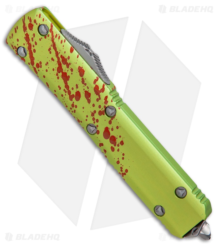 Microtech Ultratech D/E OTF Knife Zombie Tech CC (3.5" Bead Blast Serr
