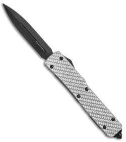 Microtech Ultratech D/E Knife Platinum Carbon Fiber (3.4" Black) 121-22PCFT