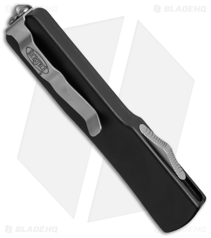 Microtech UTX70 Spartan OTF Automatic Knife Black (2.4" Stonewash) Blade HQ