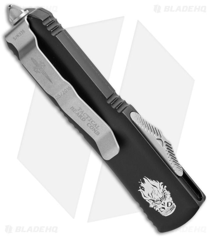 Marfione Custom Tactical Beard Comb w/ The Real McCoy Beard Oil (Meadow