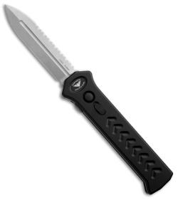 Asheville Steel Paragon PARA-XD OTF Black Automatic Knife (3.5" Stonewash Serr)