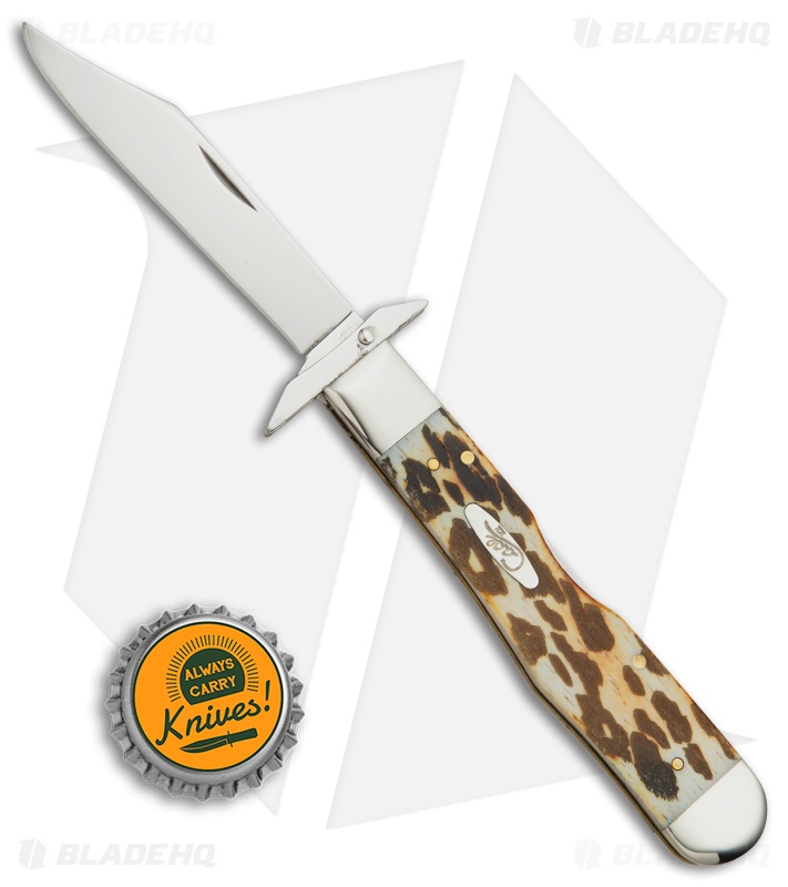 Case Cheetah Pocket Knife 4.375" Leopard (6111 1/2L SS) 08600 Blade HQ
