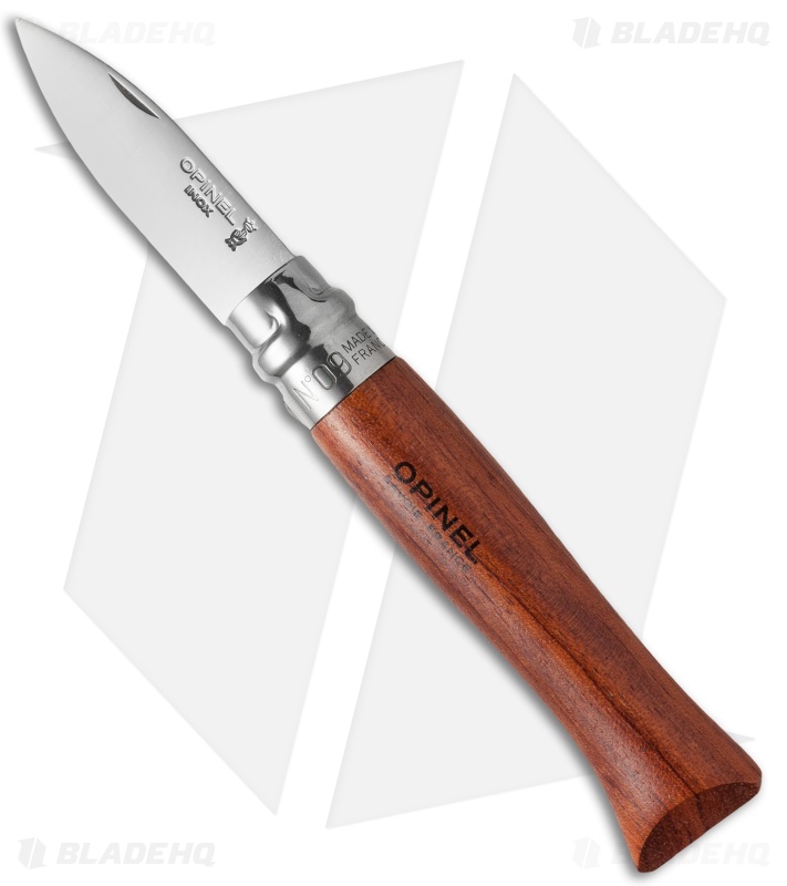 Opinel No. 9 Oyster & Shellfish Folding Knife Bubinga Wood (3.25