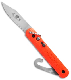 Colonial Knife Company M-724 Orange Auto Rescue Knife w/Bail Loop (3" Satin)