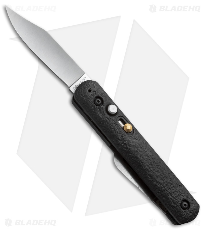 Colonial Knife Company Black Rescue Automatic Knife (3" Plain) M724