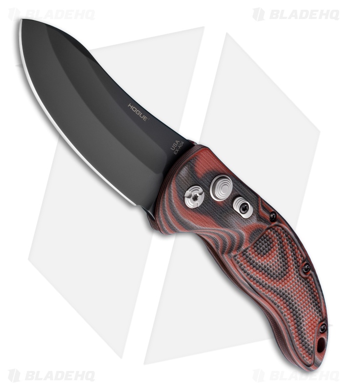 Hogue Knives EX04 Automatic Knife Red Lava GMascus (3.5" Upswept