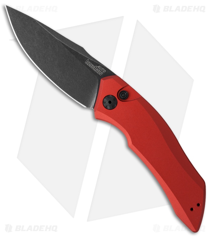 Kershaw Launch 1 Automatic Knife Red BlackWash Blade HQ