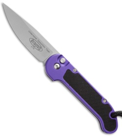 Rare Microtech Mini UDT Purple Automatic Knife (2.375" Bead Blast) 2/95