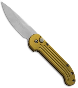 Vintage Microtech M-UDT Automatic Knife Mustard (2.75" Bead Blast) 4/2000