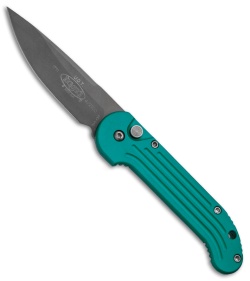 Vintage Microtech M-UDT Turquoise Automatic Knife (2.75" Plain) 4/2000