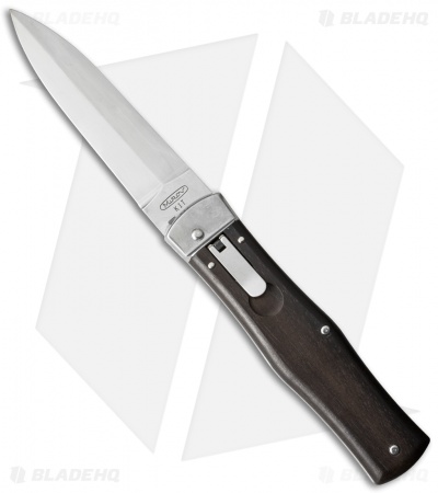 Mikov 241 Predator Leverlock Automatic Knife Ebony Wood (3.75" Polish)