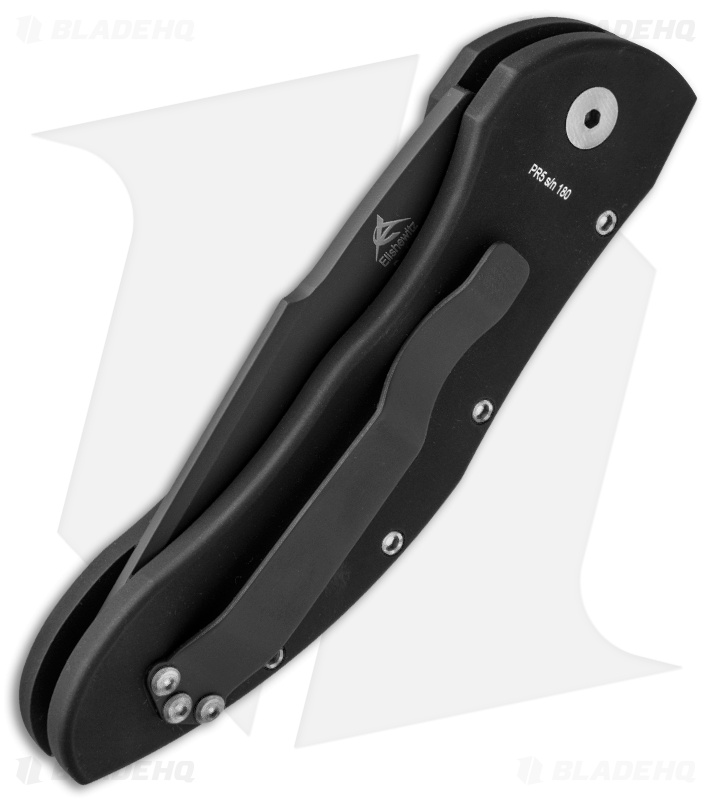 Protech Elishewitz Doru LeftHanded Automatic Knife (3.5" Black Plain