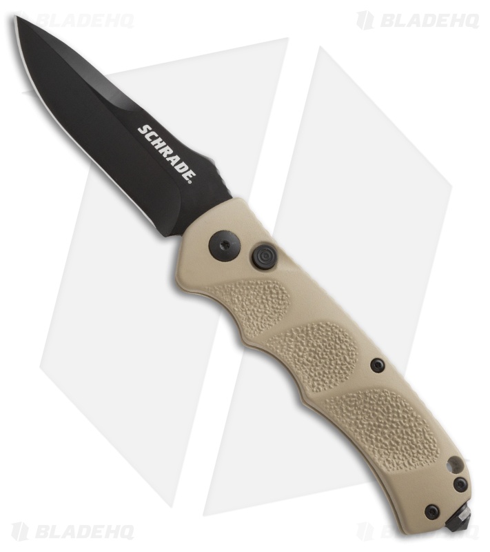 Schrade Extreme Survival Spear Point Automatic Knife Tan (3.25" Black