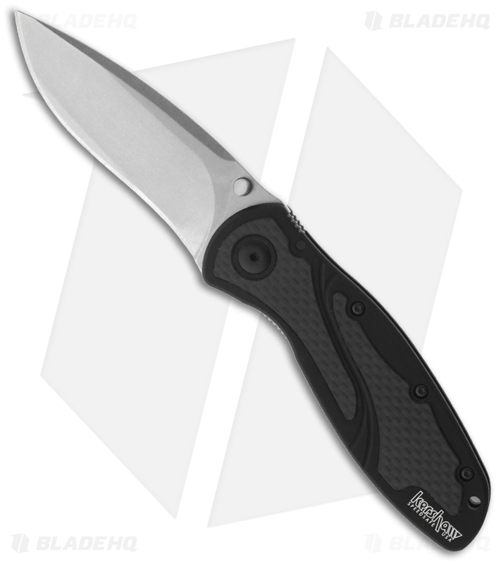 Kershaw Blur Assisted Opening Knife Carbon Fiber (3.375" Stonewash