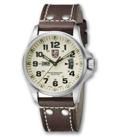 Luminox Field Day Date 1820 Series Steel Watch (Ivory) 1827