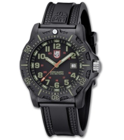 Luminox Black Ops Carbon 8800 Series Watch Rubber Strap (Black/Green) 8817