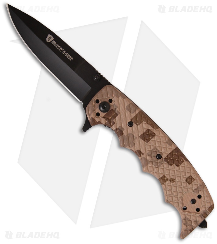 Browning Black Label Stone Cold Liner Lock Knife Digi Camo (3.6" Black