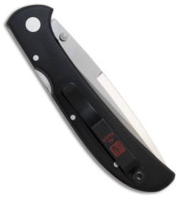 Al Mar Eagle Talon Ultralight Black Linen Micarta Knife (4" Plain) 1005UBK2T