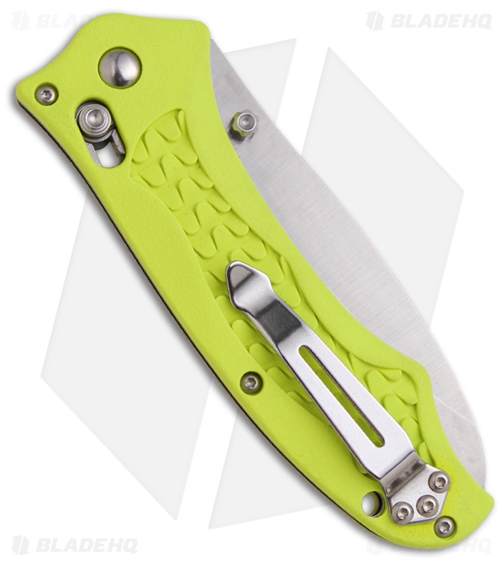 Benchmade Bullhead Axis Lock Knife Yellow (3.45" Satin) 111H2OYEL