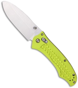 Benchmade Yellow Manual Axis Lock Knife 111H2O-YEL (Satin PLN)