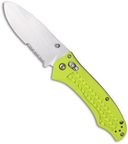 Benchmade Yellow Manual Axis Lock Knife 111SH2O-YEL (Satin SER)