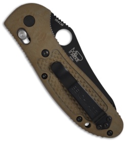 Benchmade Sand Griptilian Knife 550SBKHGSN (3.45" Black Serr)