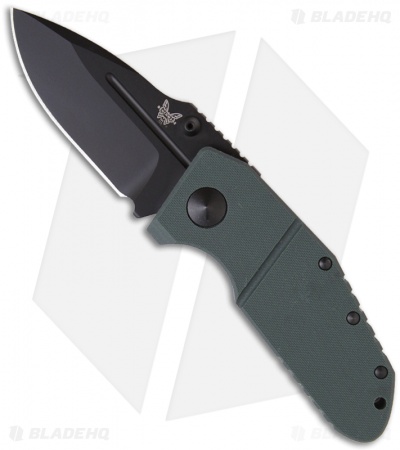 Benchmade 755BK MPR Sibert Knife Titanium Framelock Folder (2.9" Black Plain)