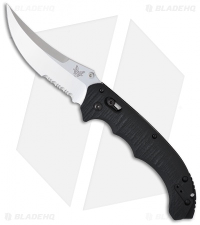 Benchmade Bedlam Knife 860S (3.95" Satin Serr)