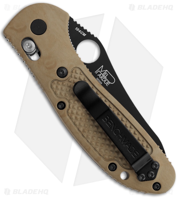 Benchmade Griptilian AXIS Lock Knife Sand (3.45" Black) 550BKHGSN