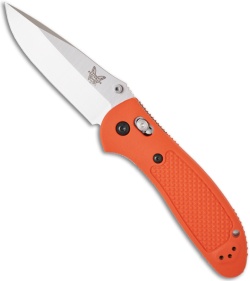 Benchmade Griptilian Orange Folding Knife 551-ORG (3.45" Satin Plain)