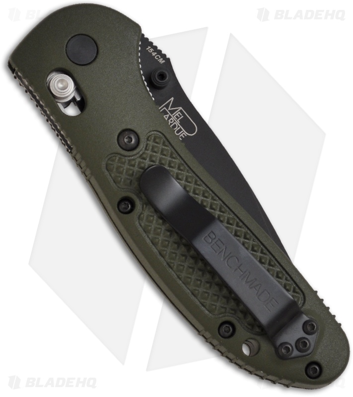 Benchmade Griptilian AXIS Lock Knife Olive Drab (3.45" Black Serr