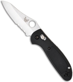 Benchmade Mini Griptilian Knife 555SHG (2.91" Satin Serr)
