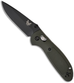 Benchmade Mini Griptilian Knife 556BKOD (2.91" Black Plain)