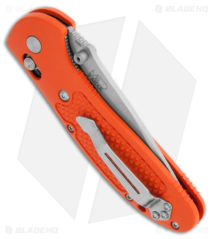 Benchmade Griptilian AXIS Lock Knife Orange (3.4" Satin) 551H2O Blade HQ
