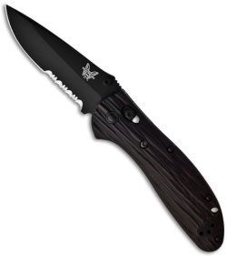 Benchmade Limited Edition G10 Griptilian Knife (3.45" Black Serr) 551SBK-1301