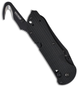 Benchmade 916S-ORG Triage Rescue Knife Hook Opposing Bevel (3.5" Satin Serr)