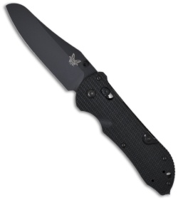Benchmade 915BK Triage Rescue Knife Hook Axis Lock Black G10 (3.5" Black Plain)