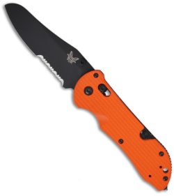 Benchmade 915SBK-ORG Triage Rescue Knife Hook Axis Orange G10 (3.5" Black Serr)