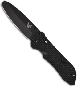 Benchmade 916BK Triage Rescue Knife Hook Opposing Bevel (3.5" Black Plain)
